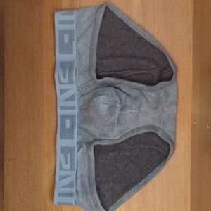 Men's Grey Striped Briefs - Comfort Fit